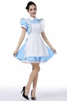 Alice in Wonderland x blue light tone lolita maid outfit cosplay Comic Con