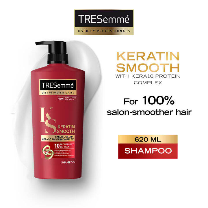 Tresemme Shampoo Keratin Smooth 620ml Lazada PH