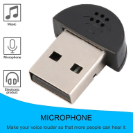 Micro Điện Dung Lavalier Mini USB Điều Khiển Phòng Thu Miễn Phí Bài Phát Biểu, USB MIC, Dành Cho Máy Tính Xách Tay PC thumbnail
