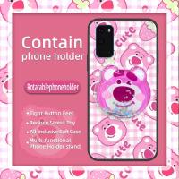 Kickstand Cute Phone Case For Samsung Galaxy S20/SM-G980F New Arrival Silicone Anti-knock Cover glisten Waterproof TPU