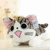 Cheese Cat Little Doll Lying Throw Pillow Childrens Plush Toys Doll Doll Sweet Private House Meow Xiaoqi