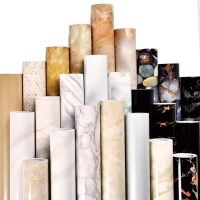 1/2/5/8M Marble Vinyl Film Adhesive Wall Sticker Wallpaper Cupboard Stove Countertops Paper