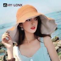 【CW】 New Cotton Breathable Outdoor Fashion Hat With Big Brim Adjustable Color