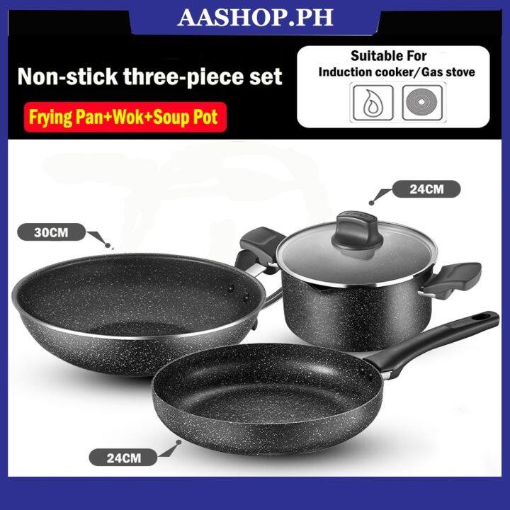 Country Kitchen Nonstick Induction Cookware Sets - 11 Piece Cast Aluminum  Pots and Pans with BAKELITE Handles And Glass Lids - AliExpress