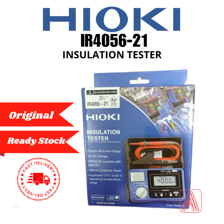 HIOKI IR4056-21 INSULATION TESTER-1 YEAR WARRANTY-ORIGINAL | Lazada