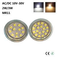 【▼Hot Sales▼】 yanjina85828158 สปอตไลท์ไฟ Led Gu4 Mr11 Ac/dc 10-30V หรี่แสงได้2W 3W 2835หลอดไฟ Led แบบ Smd ประหยัดพลังงานหลอดสปอร์ตไลท์ Led โทนสีโทนอุ่น