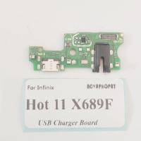 สำหรับ Infinix ร้อน11 X689F ( Helio G37 ) USB D Ock ชาร์จพอร์ตเสียบหูฟังเสียงแจ็คไมโครโฟนไมค์คณะกรรมการการชาร์จด้วย IC