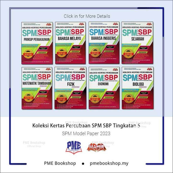 [pme Bookshop] Penerbit Mahir Koleksi Kertas Percubaan Spm Sbp 2023