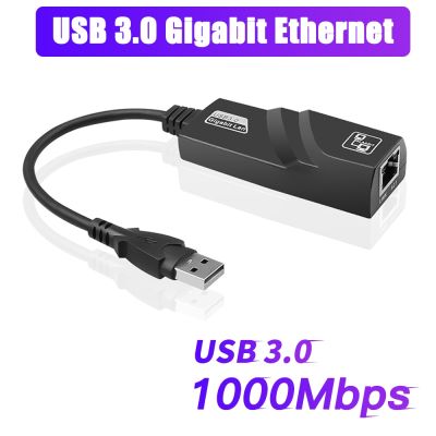 10/100/1000Mbps USB 3.0 USB 2.0 Wired USB TypeC To Rj45 Lan Ethernet Adapter RTL8153 Network Card for PC Macbook Windows Laptop