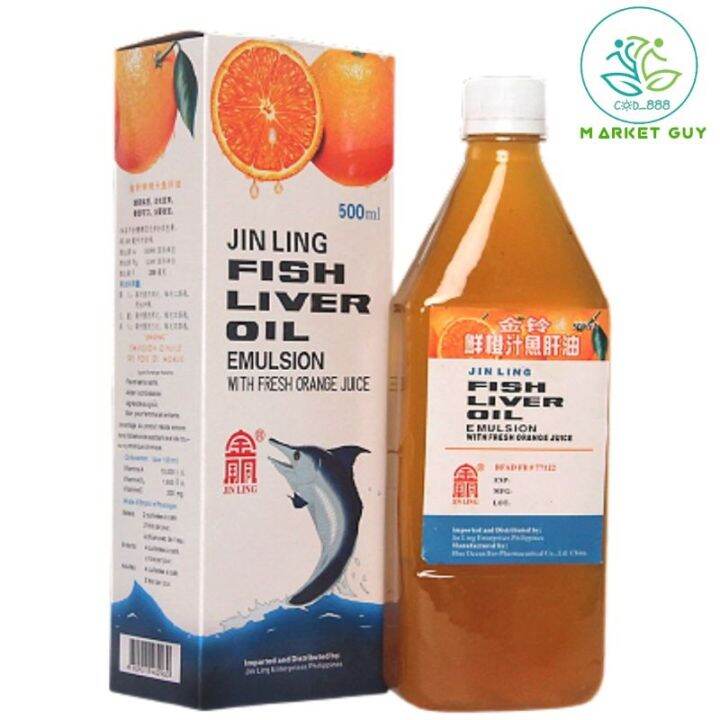 Jin Ling Fish Liver Oil Emulsion 500ml Lazada PH