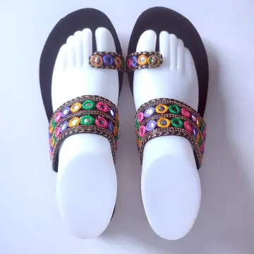 Amazon.com | ZenithLeather Genuine Light Brown leather Indian style  Kolhapuri Ethnic unique classic sandals slippers designer shoes flats flip  flops Chappals TAN/11 | Sandals