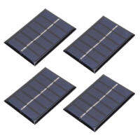 4Pcs 3V 100MA 0.3W DIY แผงชาร์จพลังงานแสงอาทิตย์แบบพกพา Epoxy Board 65*48MM