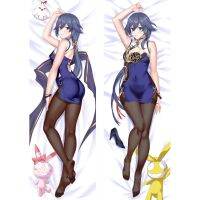 ปลอกหมอนยาว พิมพ์ลาย Dakimakura Honkai Impact 2 Rita Rossweiss สองด้าน ขนาด 60x180 ซม.