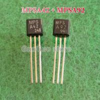 100ชิ้น MPSA42 MPSA92ไป-92 A42 TO92 A92ทรานซิสเตอร์ Triode ใหม่