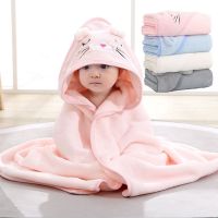 ✔✷ 80x80CM Newborn Wrap Blanket Cotton Fleece Blanket for 0-12 Months Baby 4 Seasons Absorbent Warm Blanket Children Bath Towel