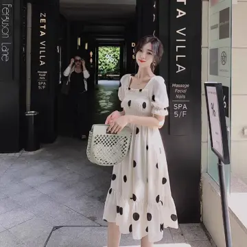 Lazada polka dots clearance dress