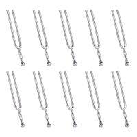 10X 440Hz A Tone Stainless Steel Tuning Fork Tuner Tunning Musical Instrument Gift