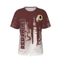 （ALL IN STOCK 2023）  redskins nfl fashion washington jersey summer trend short-sleeved