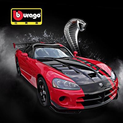 Bburago 1:24 Dodge Viper SRT10 ACR Muscle Car Alloy Car Diecasts &amp; Toy Vehicles Car Model Toy For Children Gift