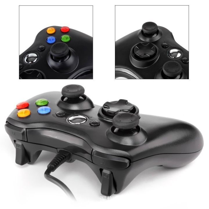 gamepad-สำหรับ-xbox-คอนโทรลเลอร์แบบมีสาย360สำหรับ-xbox-360-controle-จอยสติ๊กสำหรับ-xbox-360จอยควบคุมเกมแป้นเกมส์จอยเกมส์