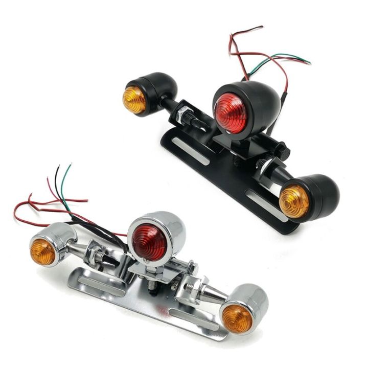 1ชิ้น12โวลต์สีแดง-led-สามารถปรับได้คาเฟ่-rsuable-fo-acer-สไตล์ไฟจอดไฟท้ายไฟเบรครถจักรยานยนต์ไฟท้ายรถจักรยานยนต์ไฟท้ายสำหรับสับ