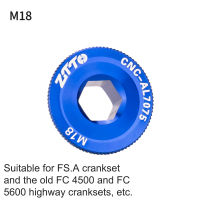 Wangzhansi สลักเกลียวแขนข้อเหวี่ยงจักรยานเสือภูเขา M20 M19 M18สำหรับสกรู Crankset ภูเขาจักรยานเสือหมอบฝามีขายึดด้านล่างเหมาะสำหรับ M4000 SHIMANO M590 M596 M661 SLX, XT, XTR Crankset