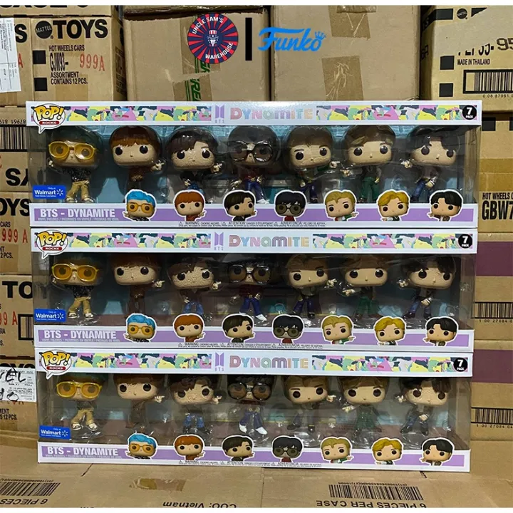 Funko Pop Rocks Bts 7 Pack Dynamite [rm Jungkook Jimin Jin Suga