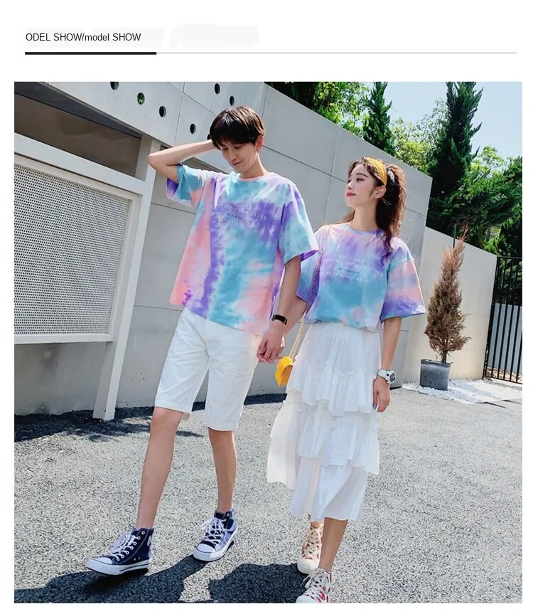 Tie dye couple shirts Clearance