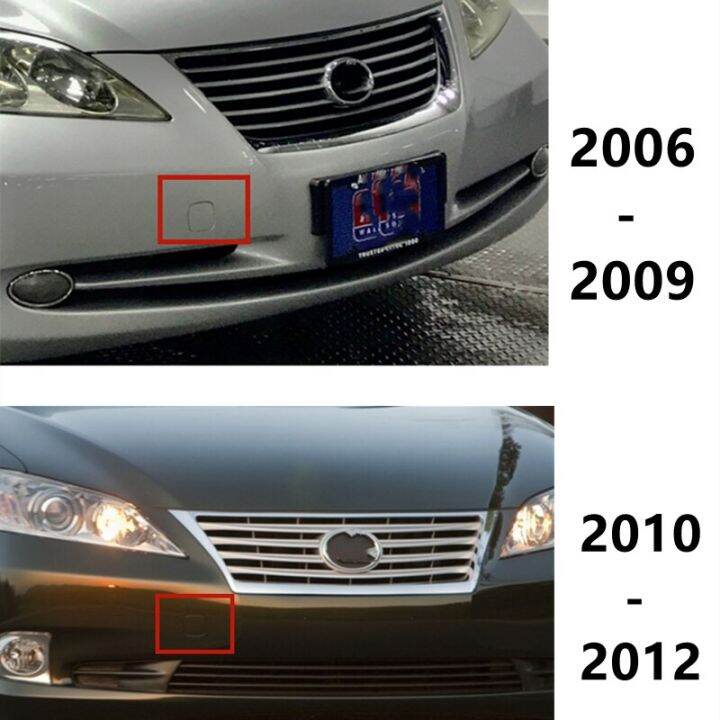 ตะขอลากจูงกันชนหน้ารถฝาปิดล-รถพ่วงครอบคลุมสำหรับ-lexus-es240-es350-2006-2007-2008-2009-2010-2011-2012