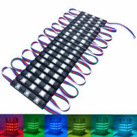 12V 5050 RGB Black LED Module Super Bright Colors Changable Outdoor Waterproof Advertising Light Sign Backlight 20PcsLot