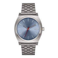 Nixon Time Teller รุ่น NXA0455160-00 นาฬิกาข้อมือผู้ชาย/ผู้หญิง สายสแตนเลส Light Gunmetal / Dusty Blue หน้าปัด 37 มม.