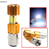 MARBIT 1pcs H6 BA20D ไฟหน้ารถจักรยานยนต์ LED 2000LM 3COB Moto bulb motorbike Scooter