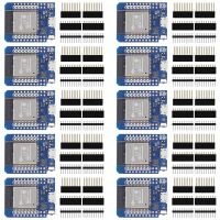 10PCS NodeMCU ESP32 ESP-WROOM-32 WLAN WiFi Bluetooth IoT Development Board 5V Compatible for Arduino