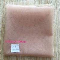 【Big-Sales】 Hemani mall เมตรลูกไม้ตาข่ายลูกไม้115X100ซม. ปิด DIY/ส่วนหน้า/วิกผมด้วยตัวเองสีเข้ม/กลาง/สีน้ำตาลอ่อนสีเบจ