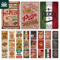 【YF】ↂ❅  Putuo Pizza Plaque Metal Tin Sign Wall Poster for Restaurant