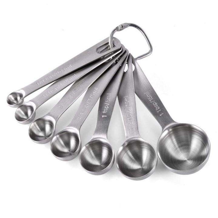 Stainless Steel Measuring Spoons Set Of 7 Stackable Measure Spoon For   E0273b261aa54e10cbddb13a1fda81c5  720x720q80 