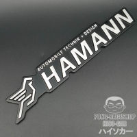 3D โลโก้ HAMANN ผลิตจากอลูมิเนียม จำนวน1อัน BMW 218i 318i 320i 323i 325i 430i M5 520i 525i Z4 X1 X2 X3 X5 X7 M2 sDRIVE XDRIVE 320d 520d 20d GT