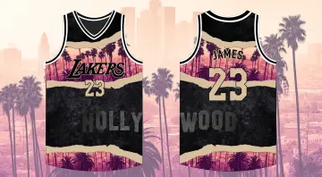 LEBRON JAMES BLACK MAMBA LOS ANGELES LAKERS FULL SUBLIMATED JERSEY