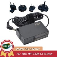 FSP065-10AABA ของแท้สำหรับที่ชาร์จแล็ปท็อปขนาดเล็ก Intel NUC อะแดปเตอร์ไฟเอซีแหล่งจ่ายไฟ3.43A FSP 19V ของแท้