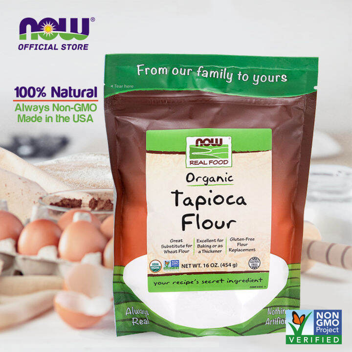 NOW Foods, Organic Tapioca Flour, GlutenFree and NonGMO Flour