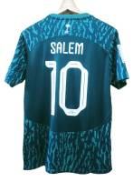 10 SALEM SAUDI ARABIA VS ARGENTINA WINNER FULL PATCH MATCH DETAIL NAME SET FOOTBALL SHIRT SOCCER JERSEY