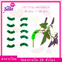 (พร้อมส่ง) LST Clip คลิปโน้มกิ่งไม้ Plant Bender White PVC Plant Bends and plant low stress training Plant Bend สำหรับ LST Bending Scrog net Trellis Net Growth of Plants 10 / 30 PCS - Pack ดามกิ่งต้นไม้