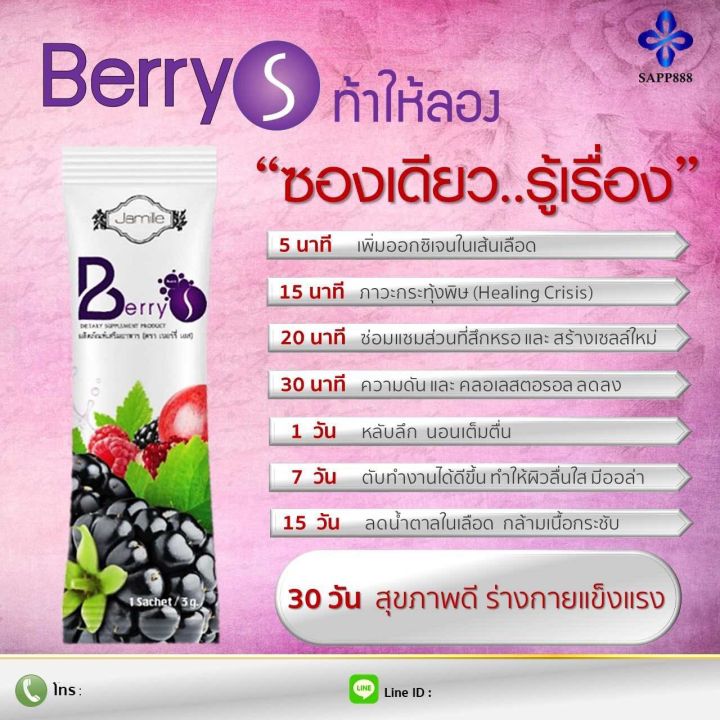 berry-s-เบอร์รี่-เอส-ดีท็อกซ์-ขับสารพิษ-berry-s-ดีท็อกซ์-ขับสารพิษในหลอดเลือด-ตับ-ลำไส้-บำรุงผิวพรรณ-ให้เปล่งปลั่ง-ผิวลื่น