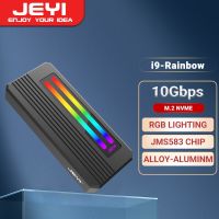 JEYI M.2 NVME SSD Enclosure USB 3.1/3.2 Gen 2 (10 Gbps) to NVME PCI-E M-Key Solid State Drive External Case Support UASP Trim