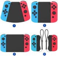 1set 5 in 1 Connector Pack Hand Grip Cover for Nintendo Switch Joy-Con Gamepad High-tech Surface Treatment Technology Strong