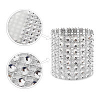 50100pcs Rhinestone Napkin Rings Bling Bling Decoration Wedding Dinner Elegant Gold Sliver Napkin Rings Holder Party Supplies