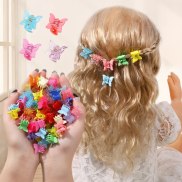 10 30Pcs New Colorful Butterfly Mini Hair Clip Claw Grip Barrettes Clamps
