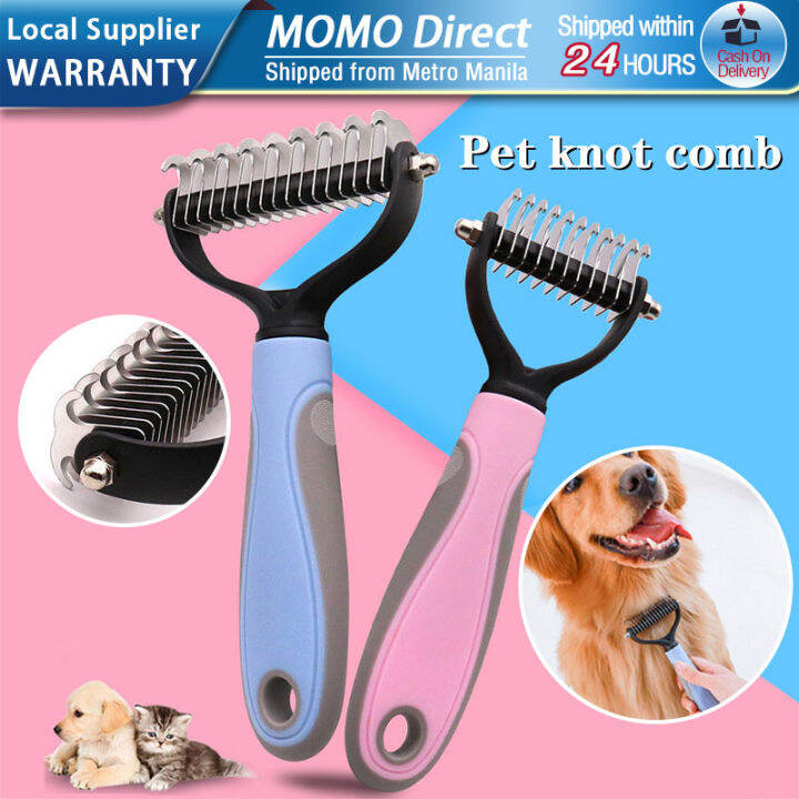 Pet Deshedding Brush Dog Grooming Shedding Tools Cat Hair Removal Comb