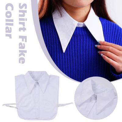 Fake Collar Adjustable Elastic Detachable False Collar Cloth Decoration G3H3