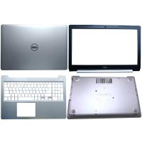 Newprodectstscoming Silver For Dell Inspiron 15 5570 5575 Laptop LCD Back Cover/Front Bezel/Palmrest/Bottom Case 0X4FTD 0M1FJK 0YKN1Y 01JPXK